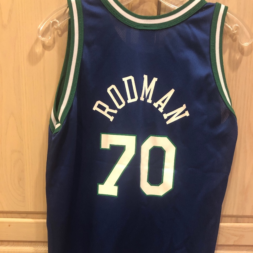 YOUTH XL 18-20 DENNIS RODMAN DALLAS 70 JERSEY